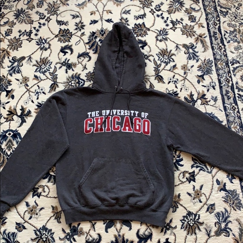 Champion Black University of Chicago Hoodie